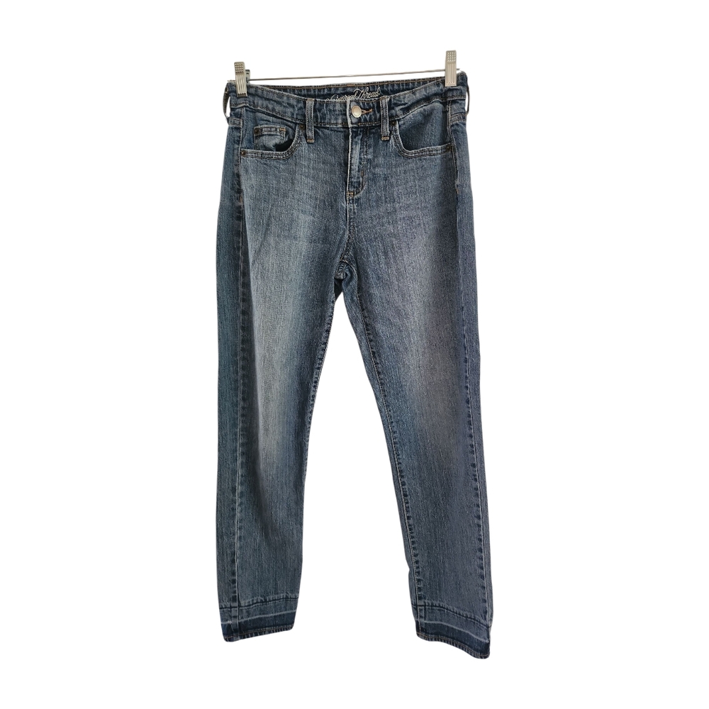 Boyfriend Jeans Size 2 Mid Rise Universal Thread Blue Med Wash